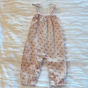 Summertime romper with cherries, rainbows, and ice creams